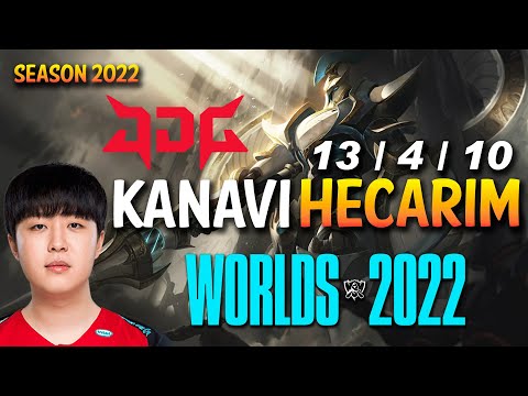 JDG Kanavi HECARIM vs VIEGO Jungle - NA Ranked - WORLDS 2022