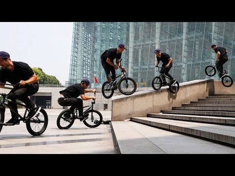 BMX's Garrett Reynolds Lays Down a Street Session in Shanghai | 10 Trick Fix