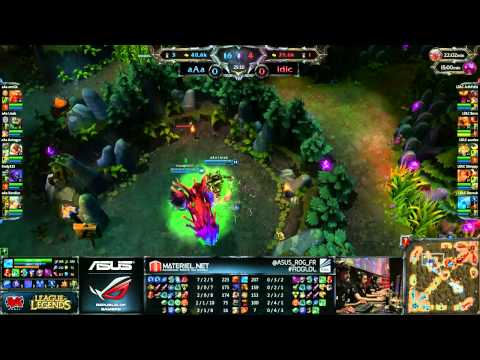 ASUS RoG LoL 2012 : aAa vs LDLC