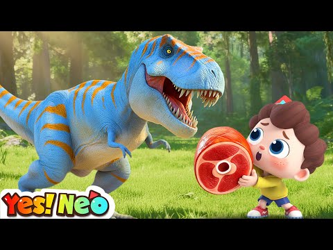 Dinosaur Stories for Kids | T-Rex | Learn Dinosaurs & Animals | Nursery Rhyme & Kids Song | Yes! Neo