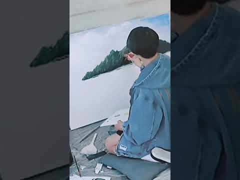 BTS jk painting skills 🔥|| #foryou #bts #viral #kpop #trending #shorts