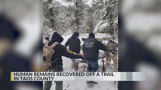 Elderly person’s remains found in Taos County