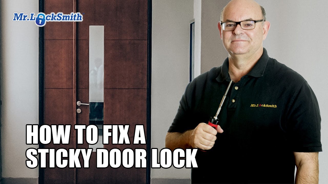 How To Fix A Sticky Door Lock | Mr Locksmith Video