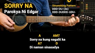 SORRY NA - Parokya ni Edgar (Guitar Chords Tutorial with Lyrics)