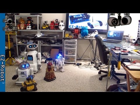 DJ's Multiple Robots With One Joystick