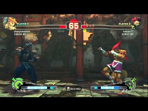 SSF4: tokido77 [Tokido] (Akuma) vs. charysmasato (Adon)
