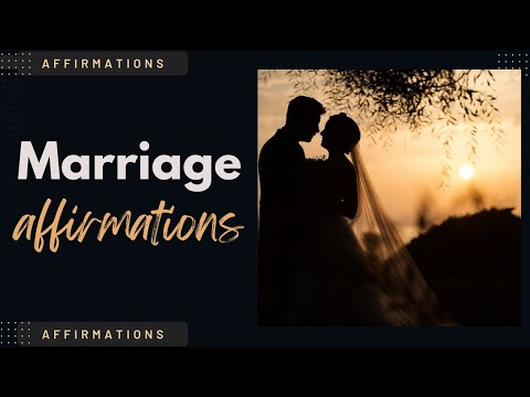 Marriage Affirmations ♥️ I am HAPPILY Married - I LOVE Being Married ♥️ Gender Neutral xo