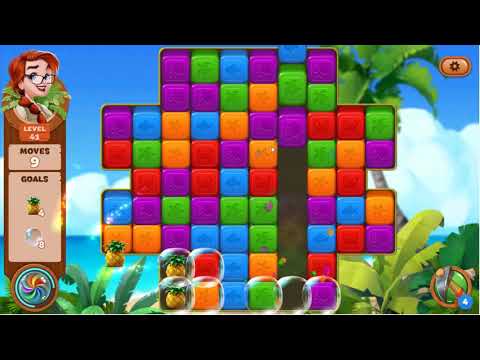 Lost Island Blast Adventure Level 41 -  No Boosters