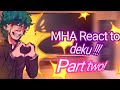 Some Of Class 1A React To Deku Aizawa All Might Angst No Ships AU Read Disc Part 2