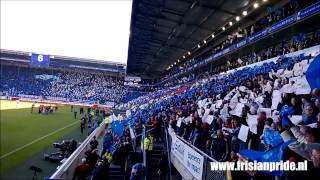 Opkomst en volkslied sc Heerenveen - Cambuur (2013)