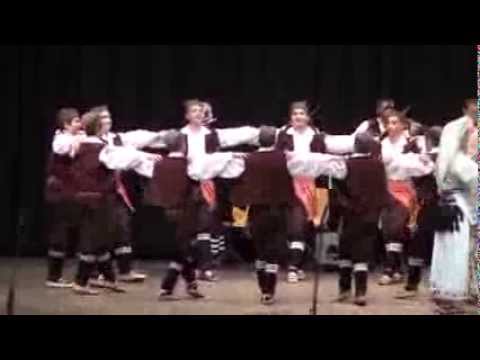 KUD Vuk S. Karadzic Rorschach Deciji Ansambl - Igre iz Binacke Morave - Decija Smotra Folklora 2013