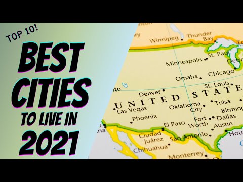 Top 10 BEST CITIES to Live in America [2021]