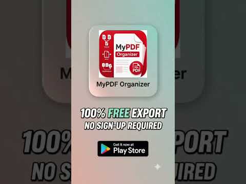 MyPDF Organizer: Split & Merge video thumbnail