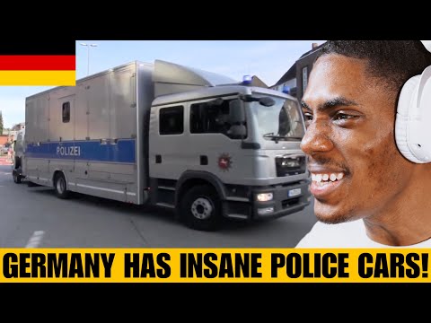 American Reacts to German Police Cars Responding