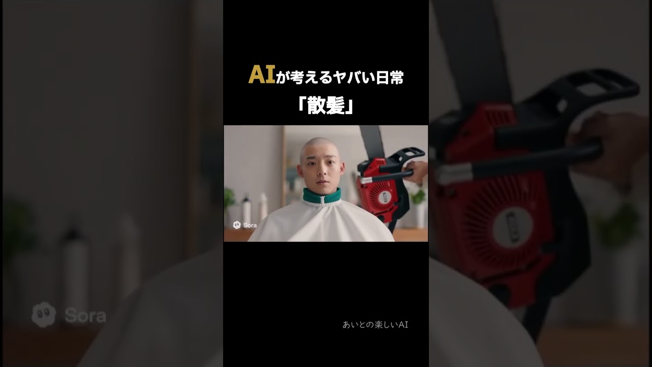 AIが考えるヤバい日常「散髪」