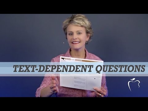 Plan Ask Text Dependent Questions