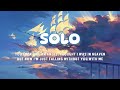 Myles Smith Solo Lyrics Video