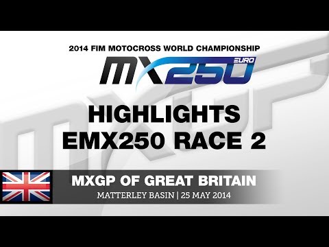 EMX250 of Great Britain 2014 Race 2 Highlights - Motocross