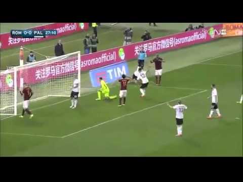 Grave errore di Edin Dzeko a porta vuota durante Roma-Palermo