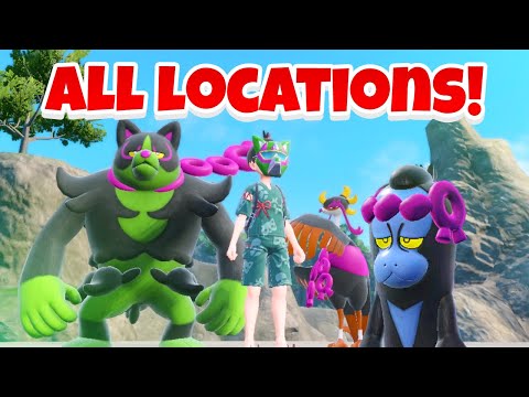 How To Get Okidogi, Monkidori, and Fezandipiti ALL LOCATIONS | Teal Mask Legendary Pokemon!
