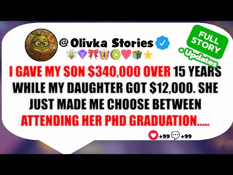 I Gave My Son $340,000 Over 15 Years While My Daughter Got $12,000. She Just Made Me Choose Between