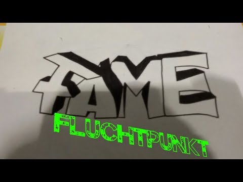 Fluchtpunkt richtig setzen „Graffiti Totorial #1"