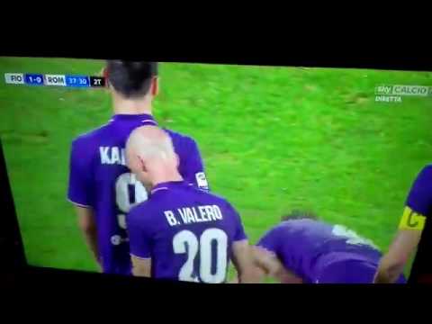 Gol Milan Badej  Fiorentina vs Roma1 0
