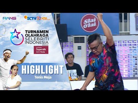 Abdel VS Denny - Highlights Final Tenis Meja | Turnamen Olahraga Selebriti Indonesia