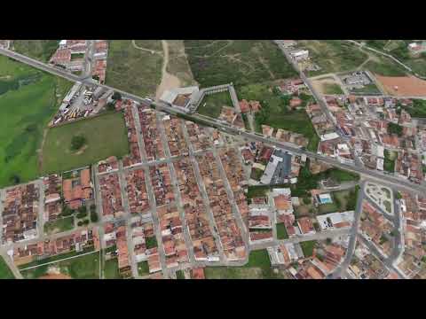 ￼ Vista aérea sobrevoando Simões Dias em Sergipe