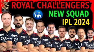 IPL 2024 - Royal Challengers Bangalore Full Squad | RCB New Squad 2024 | RCB Team 2024 Players List