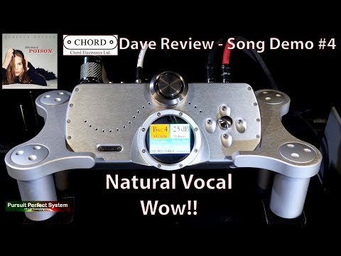 Chord Electronics DAVE Review Natural Vocal Wow! Demo Video #4 HiFi Dac Pre high end audio