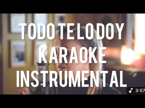 Todo te lo doy - Agustina Baró Graf - karaoke instrumental
