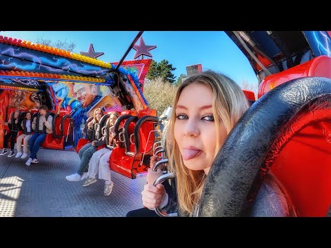 Her FIRST Superstar Ride! Redhill Park Fun Fair Vlog, Bournemouth's BIGGEST FAIR - 2023