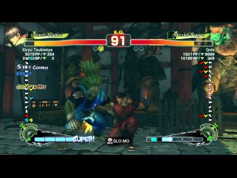 SSFIVAE~ Guy (Kiryu Tsukimiya) vs.  Blanka (Qols) HD