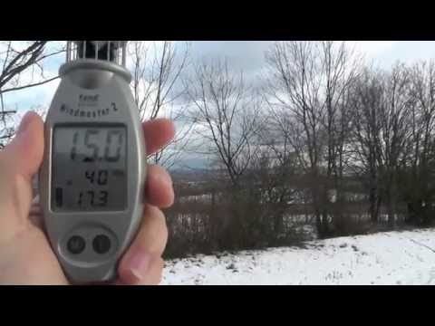 Tour Bisamberg und Kahlenberg - CB Funk mit Alan 42 Multi und messen der Windgeschwindigkeit