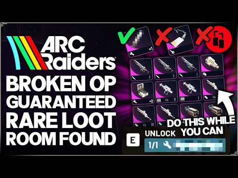 Arc Raiders - This is Broken - Easy GUARANTEED Rare Guns & Gear Loot Room - Secret Power Rod Guide!