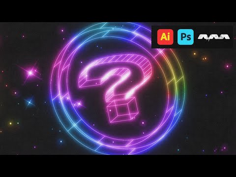 How to make a HOLOGRAM in Photoshop and Illustrator