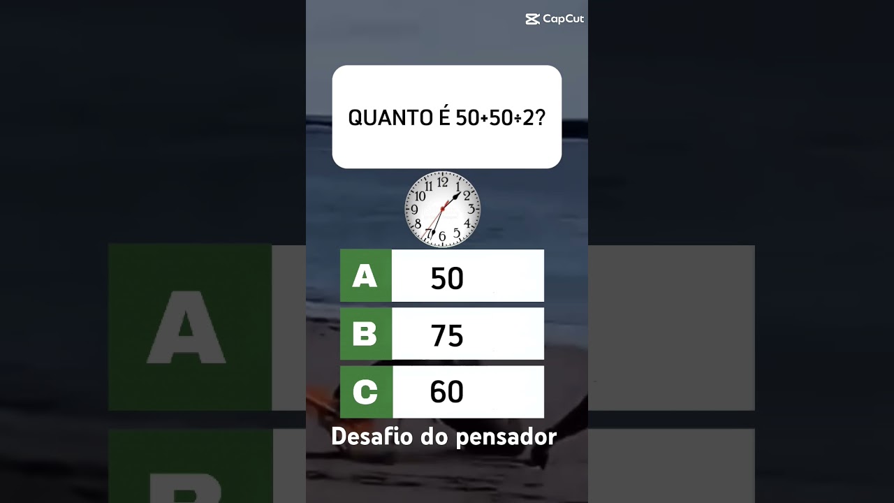 Desafio do pensador, deixe sua resposta. #quiz #enigma #desafioavançado #challenge #quiz