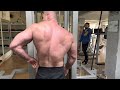 Muscle god Mr. Dexter Flexing in the gym