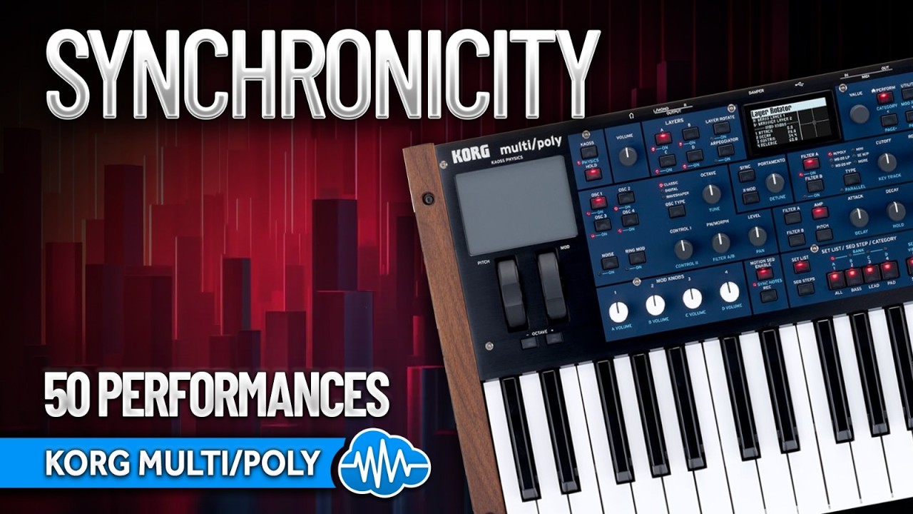 MSD007 - Synchronicity - Korg Multi/Poly ( 50 performances ) - Video Preview 1