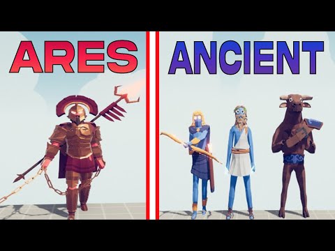 ARES TEAM Vs ANCIENT TEAM| TABS - Totally Accurate Battle Simulator