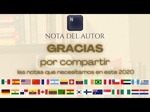 Author's Note, End of Year 2020