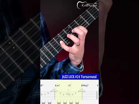 Daily Jazz Lick #24 Turnaround #jazzguitar #jazztutorial #jazzimprovisation
