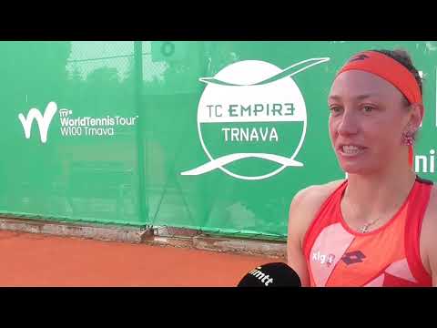 EMPIRE Tennis Academy Open 2023: Yanina Wickmayer's interview after she won the title