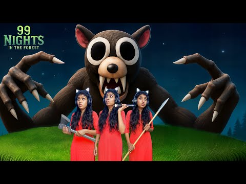 Surviving 99 Nights In The Forest From A Creepy Wendigo Monster To Rescue Kids !!