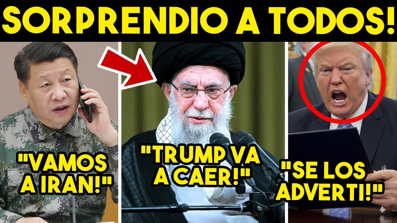 TRUMP HELADO! NO AGUANTO M1S1LAZO, FRENA 4T4QU3 A RUSIA. CHINA VA POR IRAN, HOY
