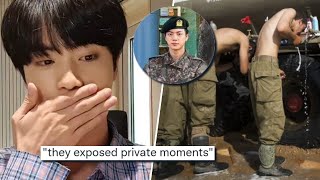 COMPANY's MAD! Jin ANGRY As Military ILLEGALLY LEAKS His PRIVATE Moments?(rumor) N*ude Pics Posted!
