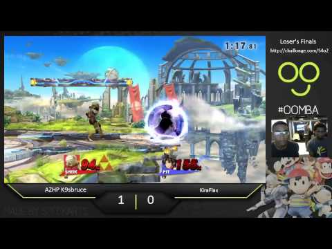 OOMBA 2 - Loser's Finals - AZHP K9sbruce (Sheik) vs. KiraFlax (Pit) - Sm4sh Wii U