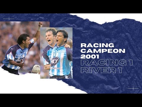 resumen completo Racing River apertura 2001  || highlights and gol de bedoya