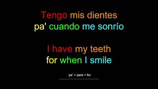Calle 13 “Latinoamérica” (lyrics in Spanish/English)